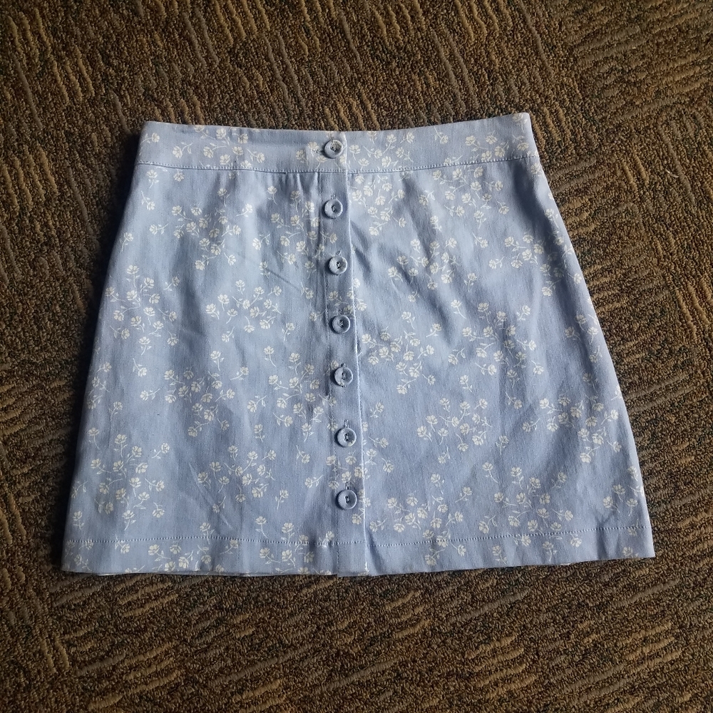 Floral Mini Skirt